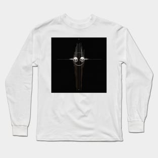 Minimalistic Geometric Illustration Long Sleeve T-Shirt